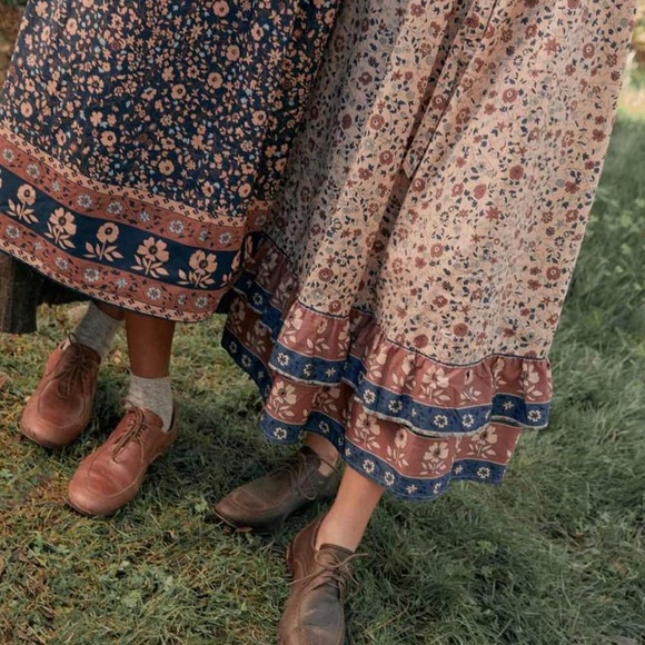 *Sold* Christy Dawn Dress in Navy Anemone - Picture 6 of 12